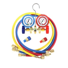 PB Motor Tech AC Diagnostic Manifold Gauge Set for R134A, R12, R22, R502 Refr...