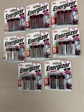 Energizer MAX 9V Batteries 2 Pack, 9 Volt Alkaline Batteries Lot of 8