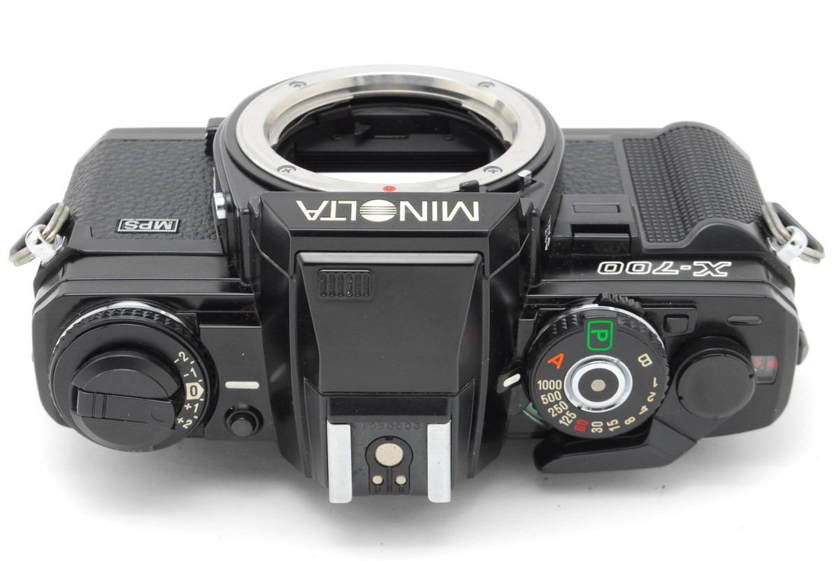 NEAR MINT] Minolta X-700 Black 35mm Film Camera MD 50mm f1.4 Lens