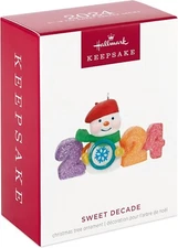 Hallmark Keepsake 2024 Sweet Decade Christmas Tree Ornament 5th in Series – NEW