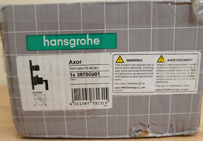 Hansgrohe Axor 39700001 Thermostatic Volume Control Valve Trim for Showers Lever