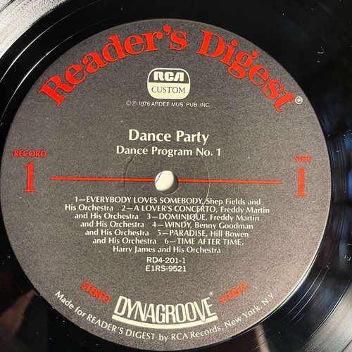 Dance Party 8 LP Box Set Compilation Reader's Digest – RD4-201-1 - Picture 8 of 8