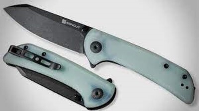 S220142 SENCUT Fritch Jade G10 Handle Black 9Cr18MoV Blade IKBS Linerlock Clip