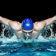 Latest Adult Silicone Swim Cap Flexible Durable Elasticity Elastic Swimming Cap