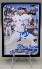 2024 Topps Update Yariel Rodriguez RC #89AU-YR Black AUTO /199