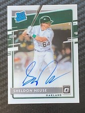 SHELDON NUESE AUTOGRAPH ROOKIE 2020 Donruss Optic Rated Rookie #RRS-SN A’s  BX4B