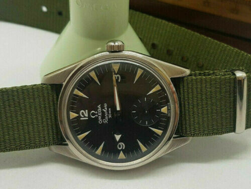 RARE 1958 OMEGA RANCHERO 2990 1 BLACK DIAL CAL:267 No.16867935 MANUAL WIND/J013