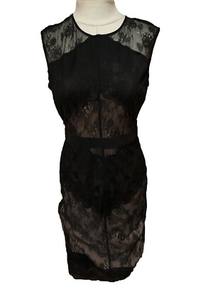 long black dress with feather trim Black Jersey Long Sleeve High Neck Feather Gown main image 1
