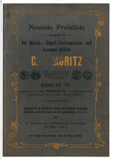 C.W.Moritz Berlin - Reprint Katalog ca.1908