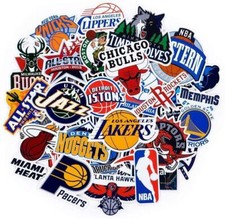 Basketball Team Logo Sticker--1 Piece