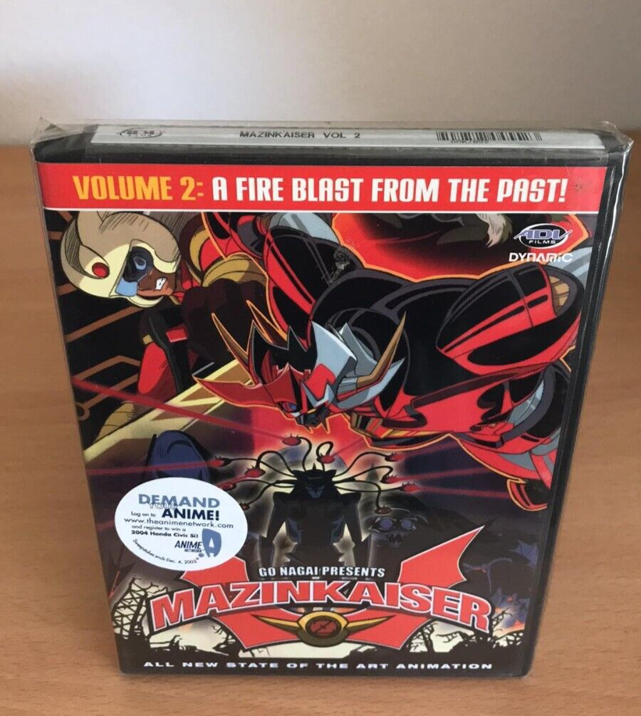 Mazinkaiser Vol. 2: A Fire Blast from the Past (DVD, 2003) * NEW