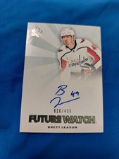 Brett Leason Future Watch Auto /399 Washington Capitals 2021-2022 