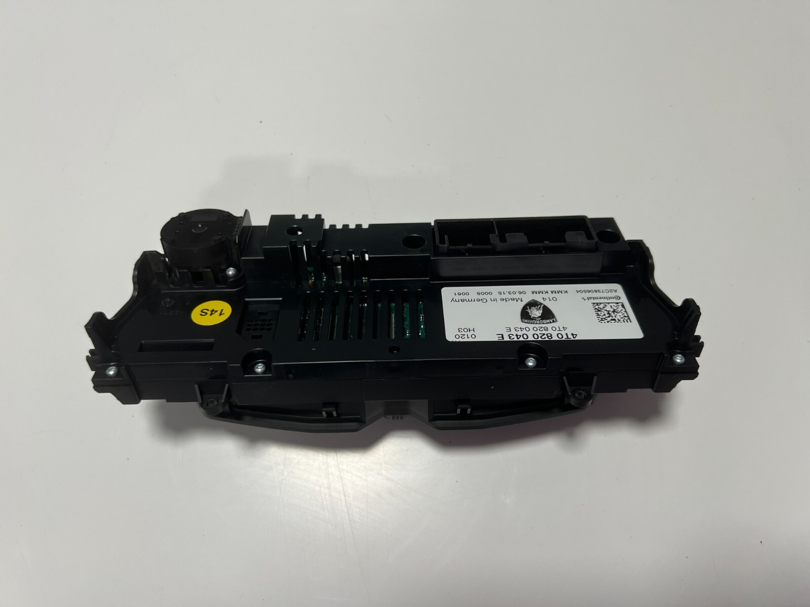 LAMBORGHINI HURACAN LP610 CENTER CONSOLE A/C CONTROL SWITCH OEM 4T0820043E