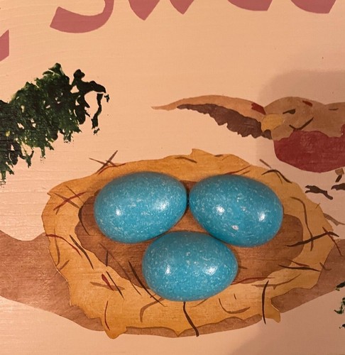 Vintage Heart & Hand Farmhouse Home Sweet Home Birds Nest & Eggs Wall Art Plaque - Picture 8 of 12