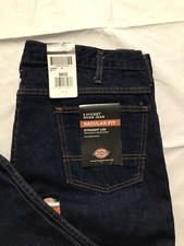 Dickies 5 Pocket Work Jeans Men's 38x32 Regular Fit Straight Leg Over Boots NWT