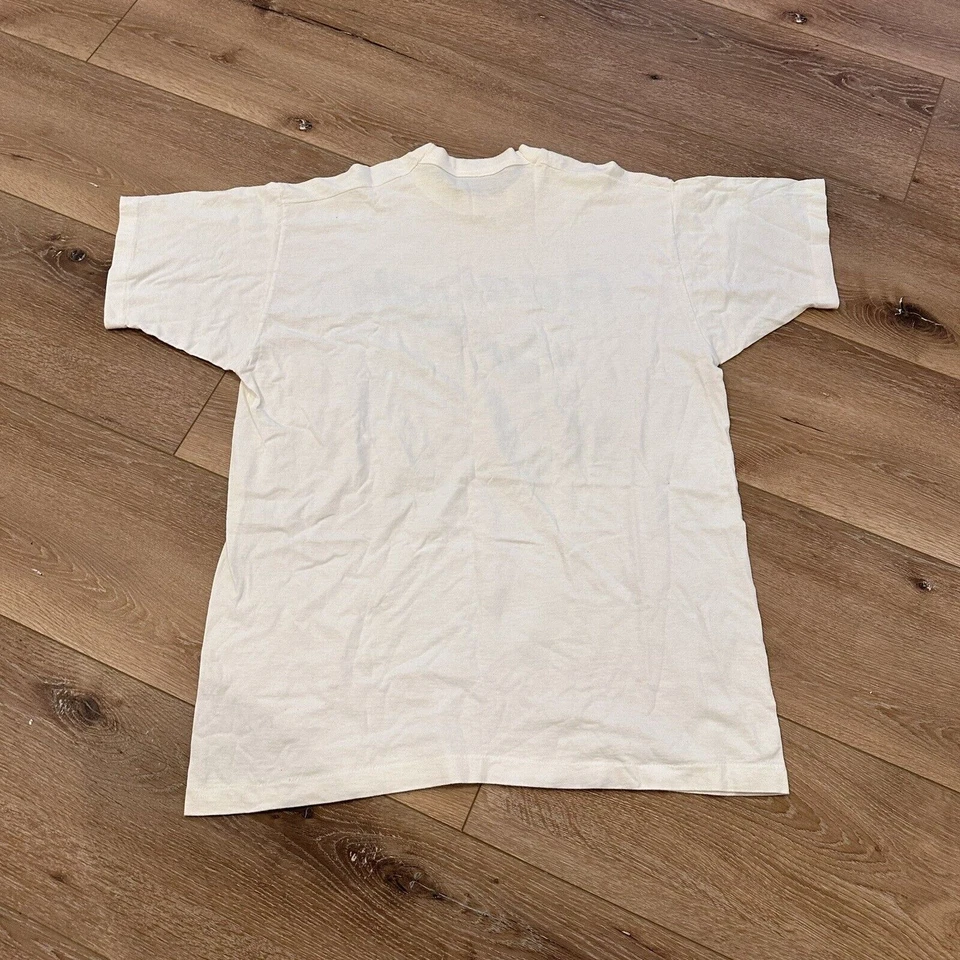 Camisa Reebok Vintage Para Hombre XL Blanca Algodón Años 90 Logo Foto 2 de 4