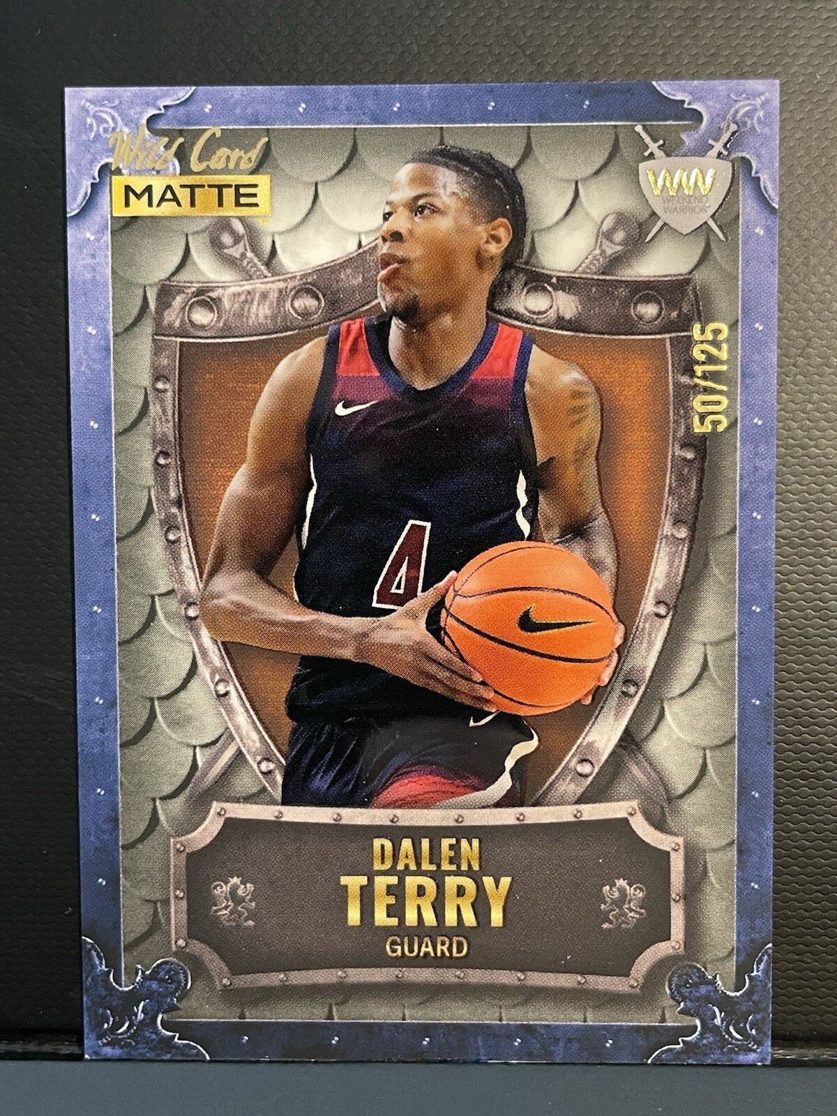 2022 Wild Card Matte Dalen Terry /125 Weekend Warrior WW-9