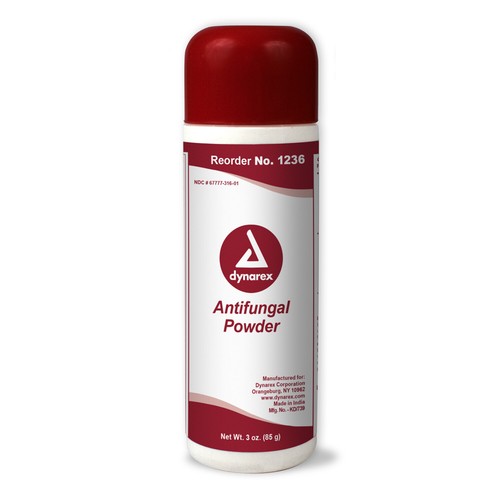 Dynarex Antifungal Powder, 3oz, 24/Cs - #1236 20%OFF & - 第 1/1 張圖片