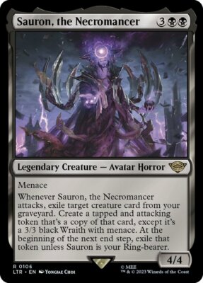 Magic the Gathering (mtg): LTR: Sauron, the Necromancer (x 4) - Rare | eBay Magic the Gathering (mtg): LTR: Sauron, the Necromancer (x 4) - Rare | eBay