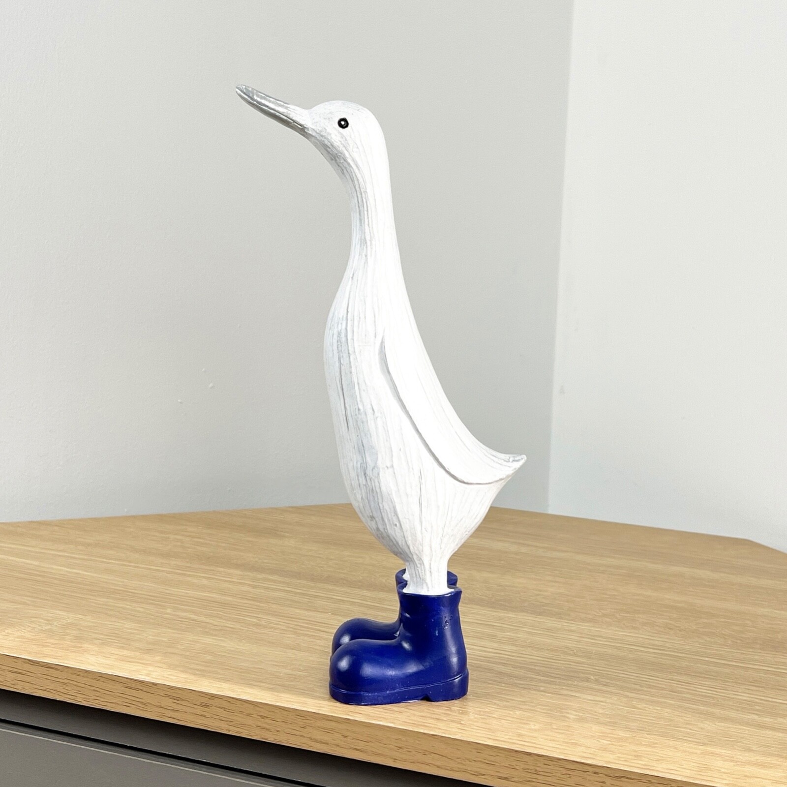 Ornaments for Living Room Duck in Wellies Boots Gift Statues Figure Bathroom