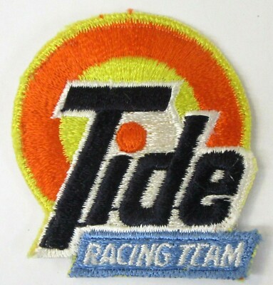 Tide Racing Team TIDE RACING TEAM Small Figural hydroplane boat HAT shirt jacket patch ...