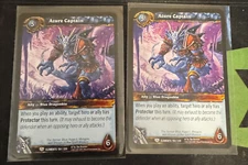 Azure Captain X2 War of the Elements WOW World of Warcraft TCG trading card game