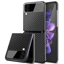 For Samsung Galaxy Z Flip3 5G Slim Carbon Fiber Shockproof Heavy Duty Case Cover