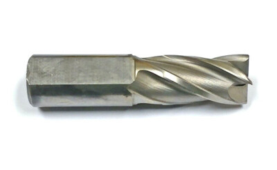 27/32'' (.844'') 4-Flute HSS Plunge Cutting End Mill .025'' Radius MF42101013