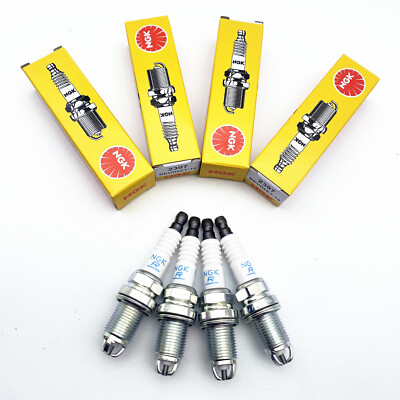4x NGK Zündkerzen BKUR6ET-10 2397 Für VW Golf Passat Polo Audi A3 A4 A6 Seat