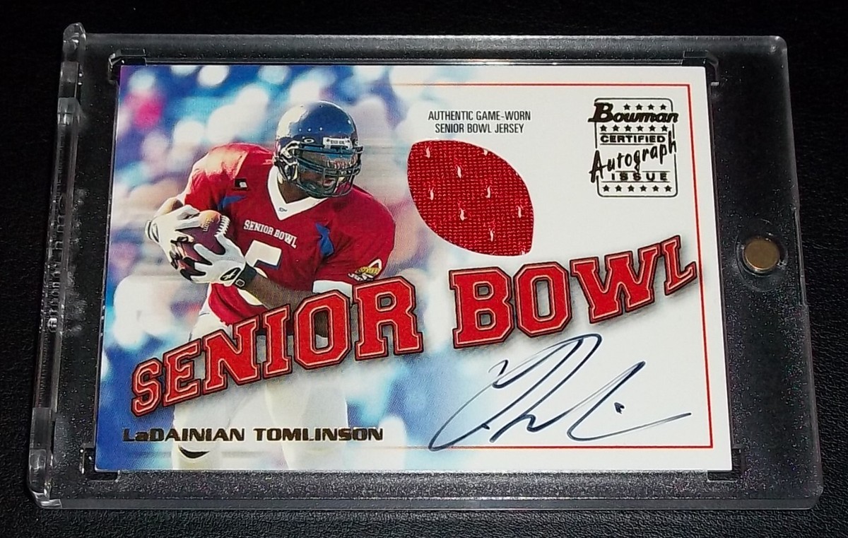 Bowman Relics Auto LaDainian Tomlinson LADAINIAN TOMLINSON ROOKIE