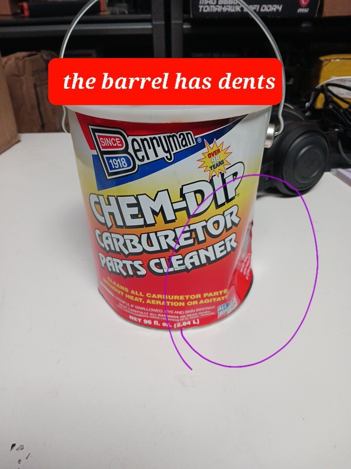 Berryman 0996 ChemDip Carburetor and Parts Cleaner, 96 oz. Can with