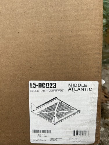 Middle Atlantic, L5-DCD23, L5 Document Camera Drawer (23" Deep) New - Afbeelding 8 van 8