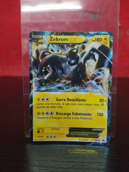 Pokemon Promo ZEKROM EX BW38 Rare Holo Foil SPANISH CARD TCG JCC
