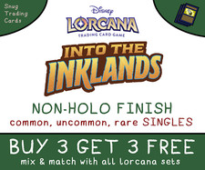 Disney Lorcana - Into The Inklands - Single Cards - Mint - Buy 3 Get 3