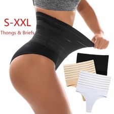 Women's High Waist Trainer Body Shaper Belly Control Panty Shapewear Slim Briefs