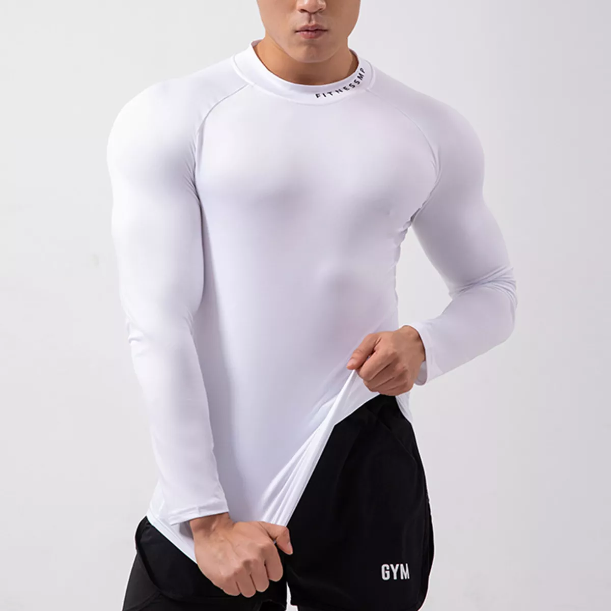 Boy's Long Sleeve Shirt Quick Dry Baselayer Compression Trianing Tops