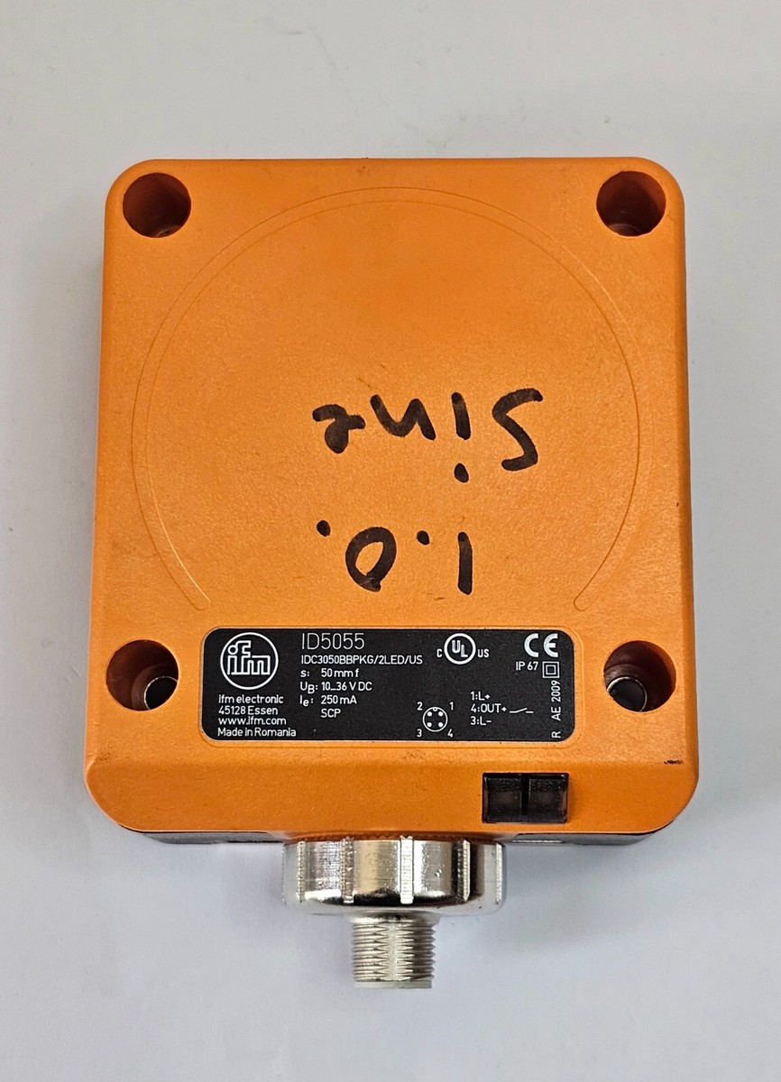 EFECTOR IFM ID5055 PROXIMITY SWITCH SENSOR IDC3050BBPKG/2LED/US