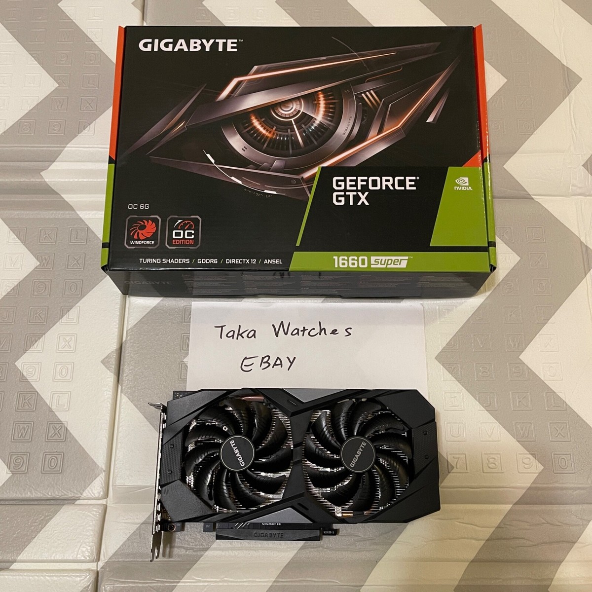 GIGABYTE GeForce GTX 1660 SUPER OC GDDR6 Graphics Card NOT