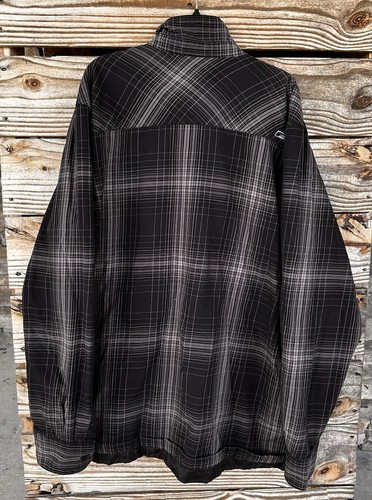 fmf racing Shirt Jacket mens XL Black Gray Shacket Dirt Bike Super Cross So Cal - Picture 2 of 6