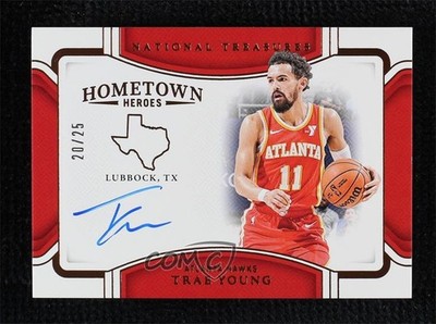 2024 Panini National Treasures Hometown Heroes Bronze 20/25 Trae Young Auto 10no