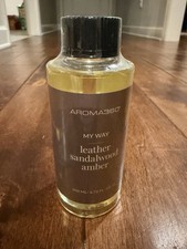 Aroma360 My Way Leather Sandalwood Amber Aromatherapy Oil 200ml