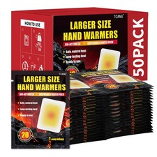 Large Hand Warmers Disposable - Up to 20 Hours of Heat - 50/100 Pack Super Lo...