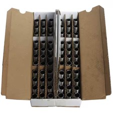 1/2" Mnpt X Mnpt Black Welded Steel Black Pipe Nipple Assortment, 6Kc72
