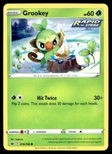 Grookey SWSH06: Chilling Reign 016/198 MP Pokemon TCG | Buy 10 Get 10 Free