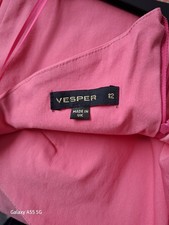💗💗stunning Vesper One Shoulder Occasion Dress Front Split Size 12