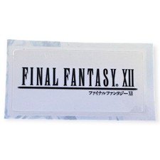 Sony PlayStation 2 PS2 Final Fantasy XII 12 2006 Official Memory Card Sticker