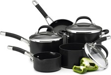 Image of Circulon Premier Professional 5 Piece Induction Non Stick Pan Set Black with