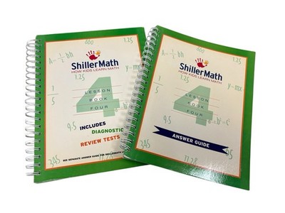 Lot 2 Shiller Math How Kids Learn Math Lesson Book 4 Textbook and Answer Guide