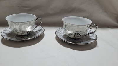 Prunk Porzellan,  Tasse + Untertasse, Yamasen Fine Porcelain 24 Gold Collection