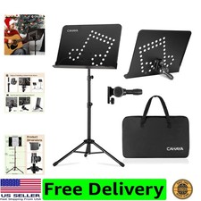Portable sheet music stand: 3 in 1 Dual-use Sheet Music Stand  Desktop Book ...